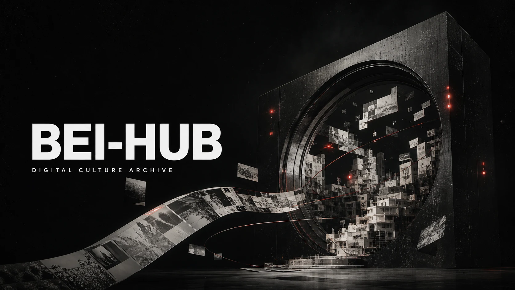 デジタル文化の記録が都市へつながるBEI-HUBのキービジュアル